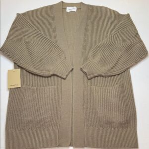 Wilfred Free UNWND Rourke Open Drape Cardigan Sweater, NWT, Size XXS